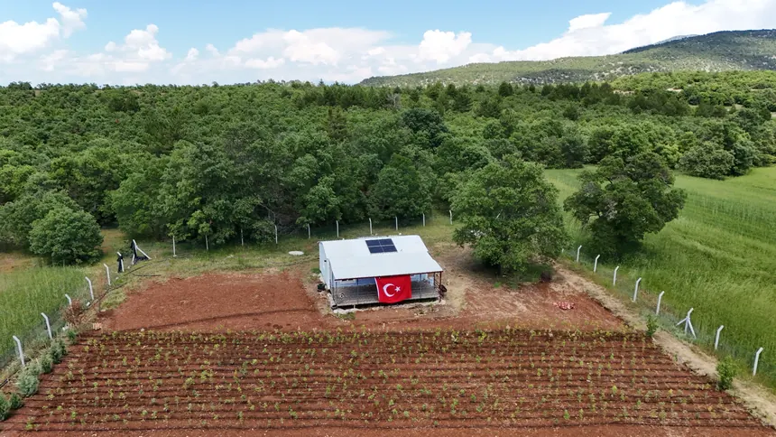 Saha yakını drone görünümü