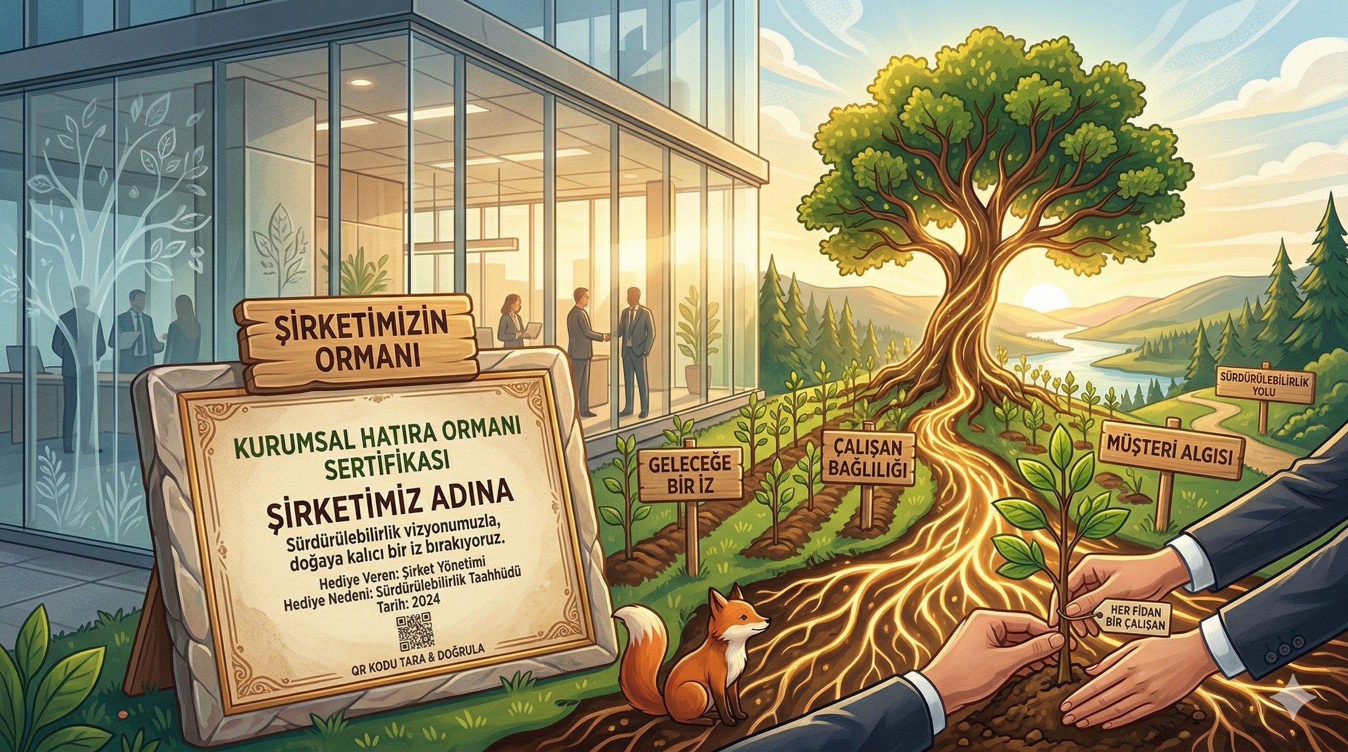 Şirketler İçin Kurumsal Hatıra Ormanı Neden Önemli? Marka Değeri, İtibar ve Kalıcı Etki