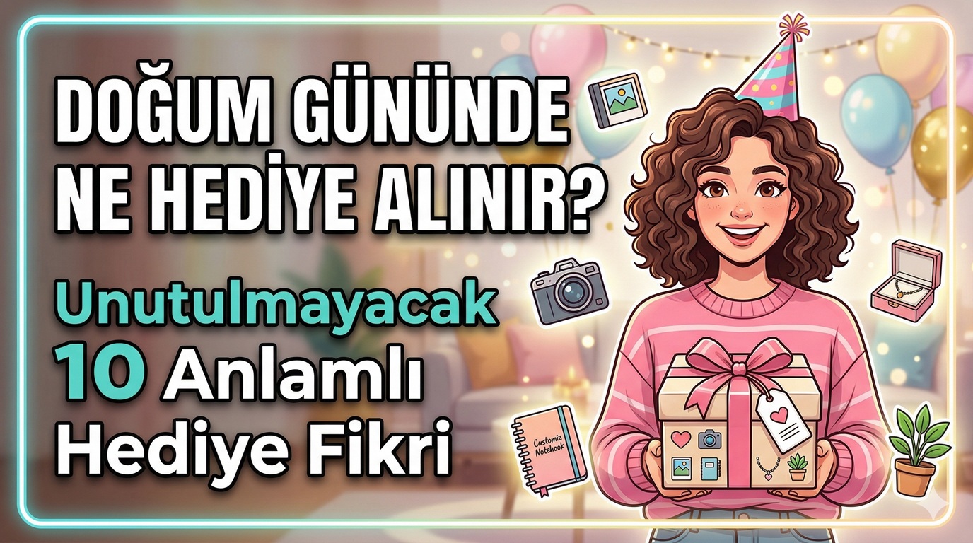 Doğum Gününde Ne Hediye Alınır? Unutulmayacak 10 Anlamlı Hediye Fikri